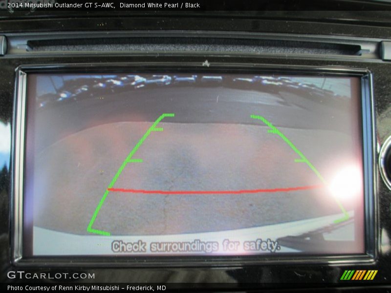 Diamond White Pearl / Black 2014 Mitsubishi Outlander GT S-AWC