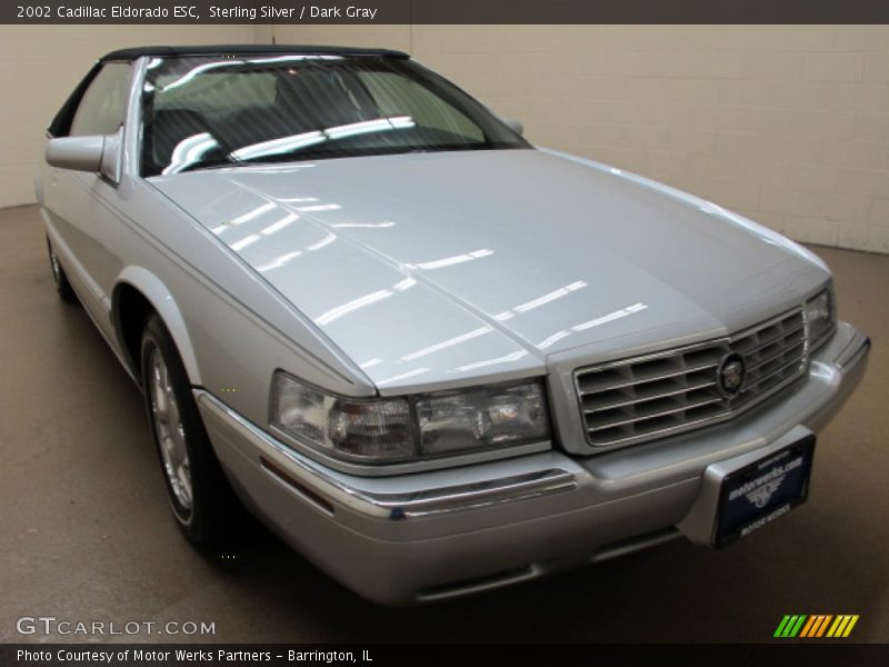 Sterling Silver / Dark Gray 2002 Cadillac Eldorado ESC