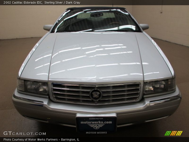 Sterling Silver / Dark Gray 2002 Cadillac Eldorado ESC