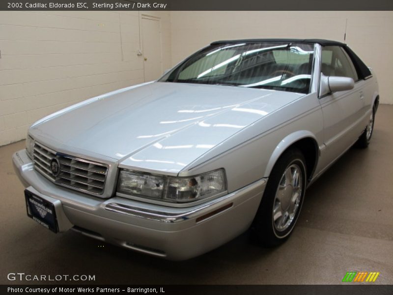 Sterling Silver / Dark Gray 2002 Cadillac Eldorado ESC