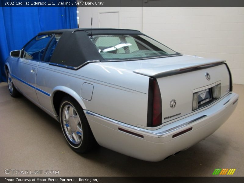 Sterling Silver / Dark Gray 2002 Cadillac Eldorado ESC