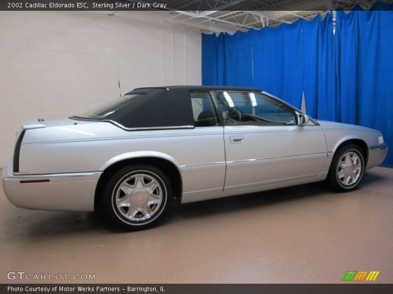 Sterling Silver / Dark Gray 2002 Cadillac Eldorado ESC