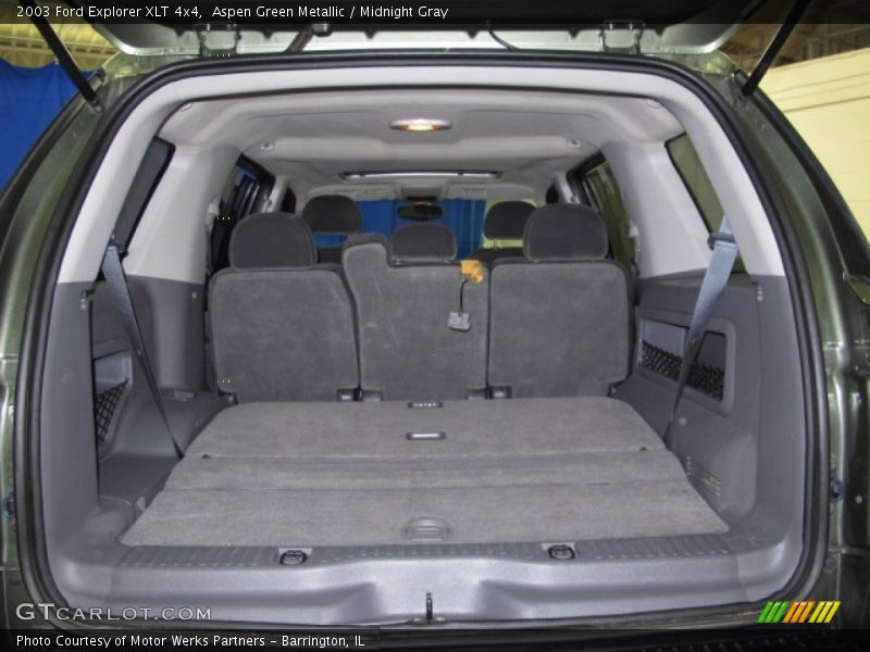 Aspen Green Metallic / Midnight Gray 2003 Ford Explorer XLT 4x4