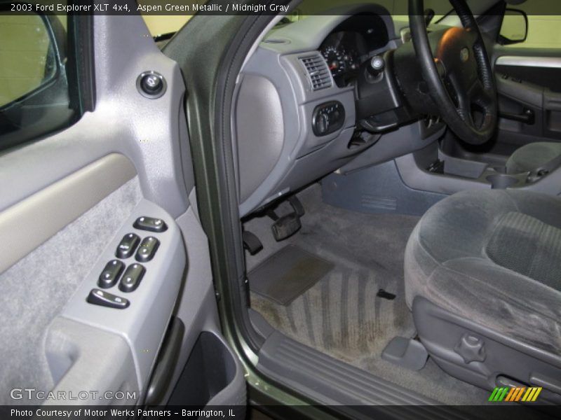 Aspen Green Metallic / Midnight Gray 2003 Ford Explorer XLT 4x4