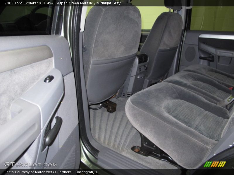 Aspen Green Metallic / Midnight Gray 2003 Ford Explorer XLT 4x4