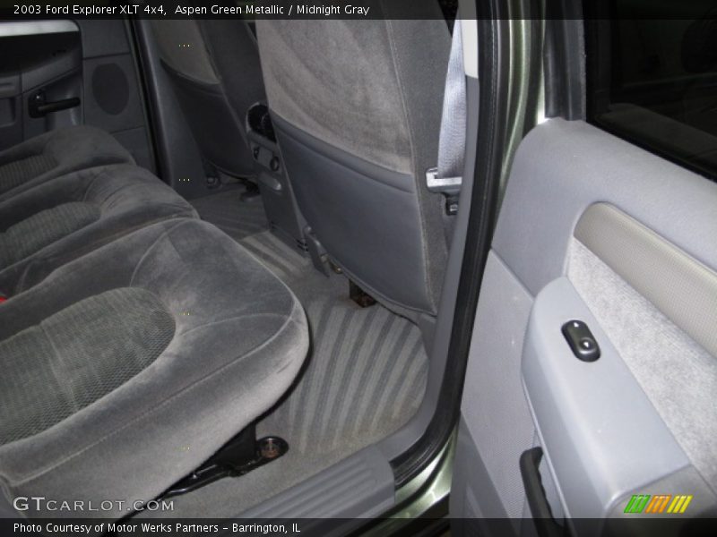 Aspen Green Metallic / Midnight Gray 2003 Ford Explorer XLT 4x4