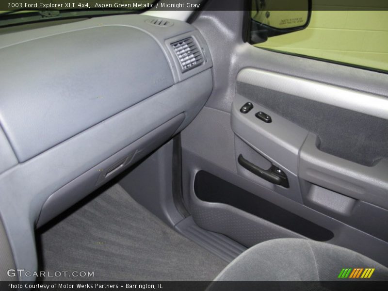 Aspen Green Metallic / Midnight Gray 2003 Ford Explorer XLT 4x4