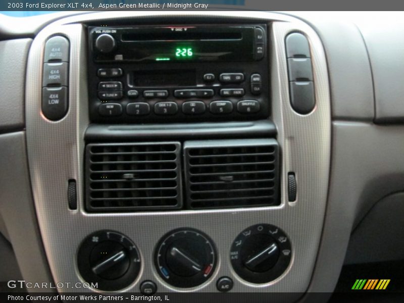 Aspen Green Metallic / Midnight Gray 2003 Ford Explorer XLT 4x4