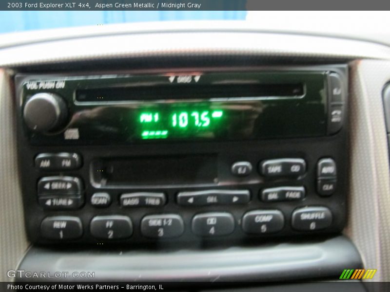 Aspen Green Metallic / Midnight Gray 2003 Ford Explorer XLT 4x4