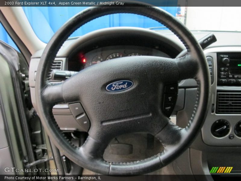 Aspen Green Metallic / Midnight Gray 2003 Ford Explorer XLT 4x4