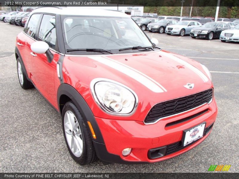 Pure Red / Carbon Black 2012 Mini Cooper S Countryman