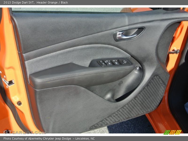 Header Orange / Black 2013 Dodge Dart SXT