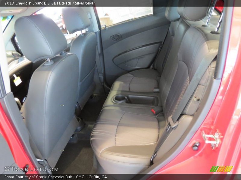 Salsa (Red) / Silver/Silver 2013 Chevrolet Spark LT