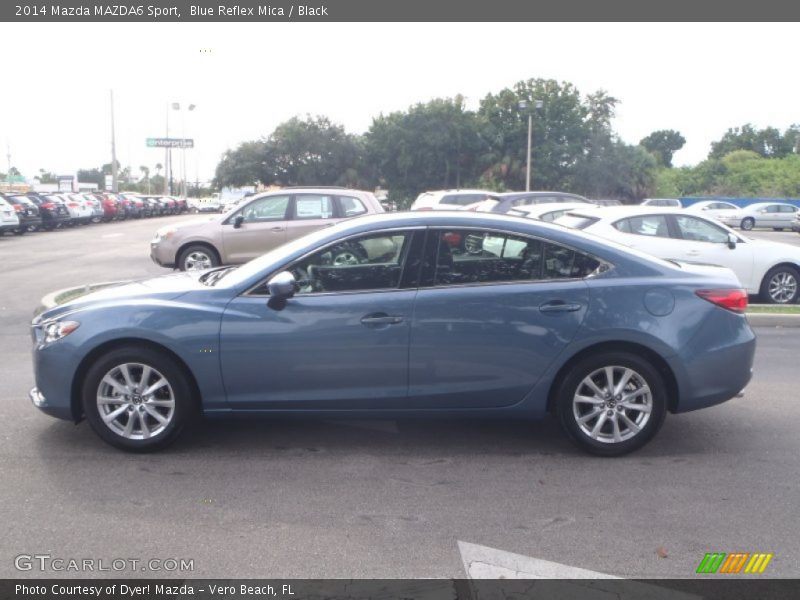 Blue Reflex Mica / Black 2014 Mazda MAZDA6 Sport