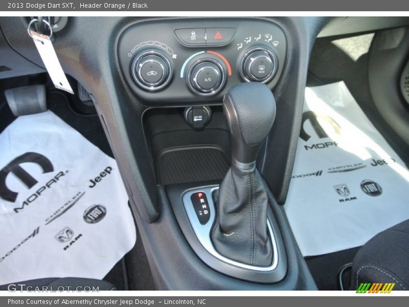Header Orange / Black 2013 Dodge Dart SXT