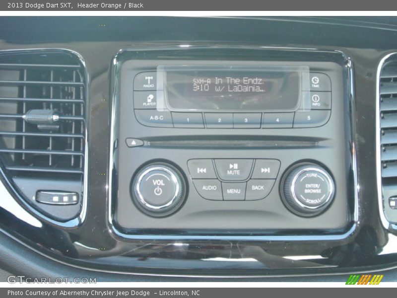 Header Orange / Black 2013 Dodge Dart SXT
