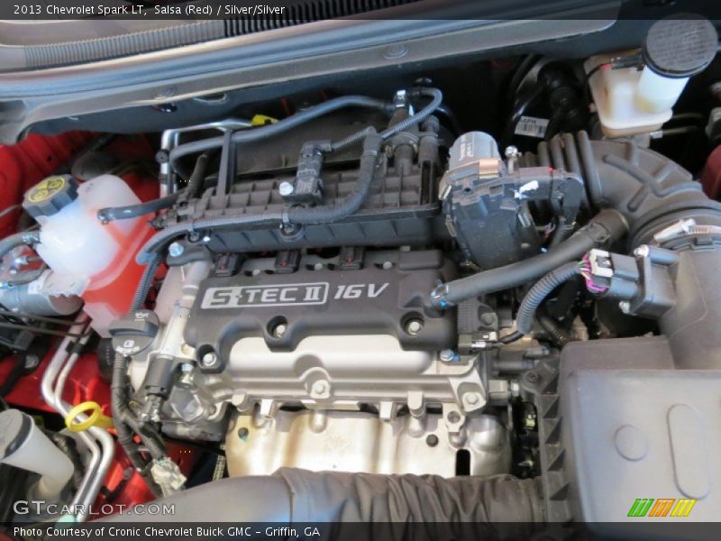Salsa (Red) / Silver/Silver 2013 Chevrolet Spark LT