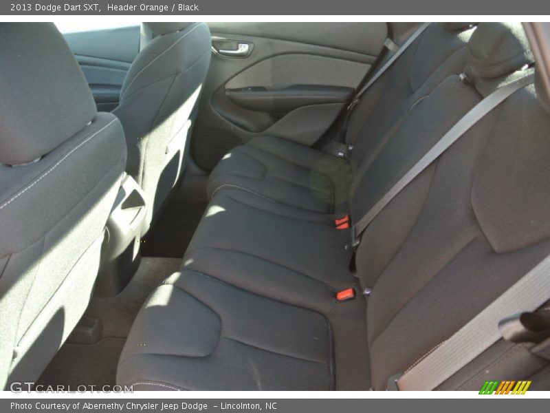 Header Orange / Black 2013 Dodge Dart SXT