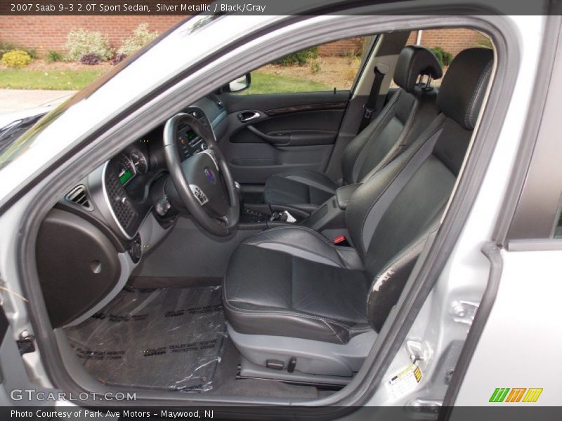 Silver Metallic / Black/Gray 2007 Saab 9-3 2.0T Sport Sedan
