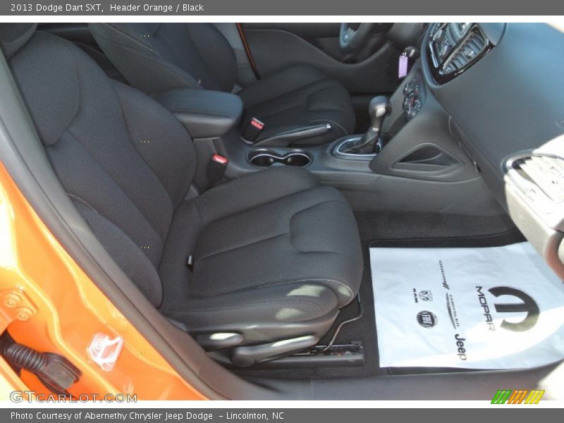 Header Orange / Black 2013 Dodge Dart SXT