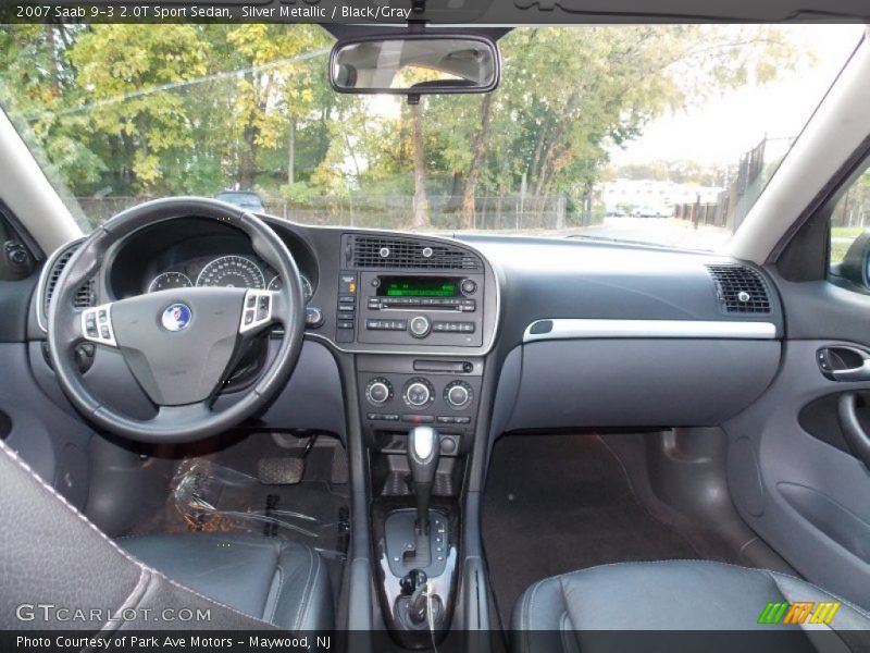 Silver Metallic / Black/Gray 2007 Saab 9-3 2.0T Sport Sedan