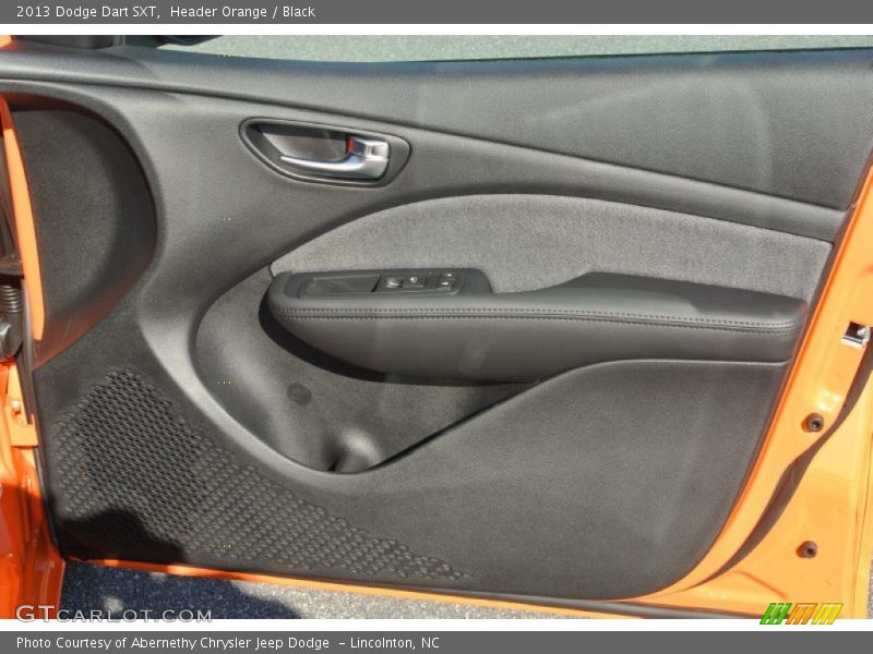 Header Orange / Black 2013 Dodge Dart SXT