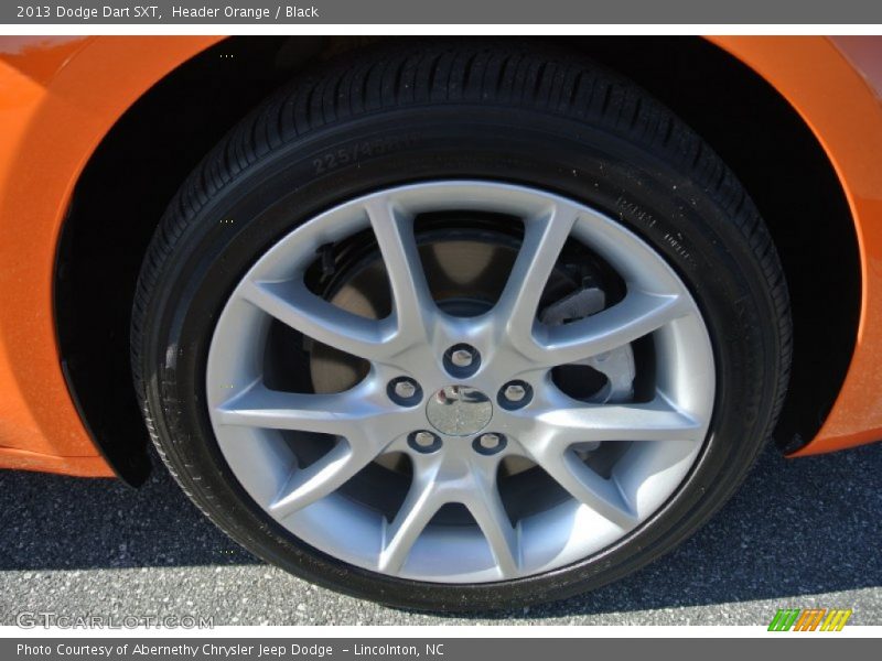 Header Orange / Black 2013 Dodge Dart SXT