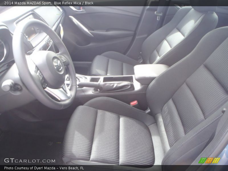 Blue Reflex Mica / Black 2014 Mazda MAZDA6 Sport