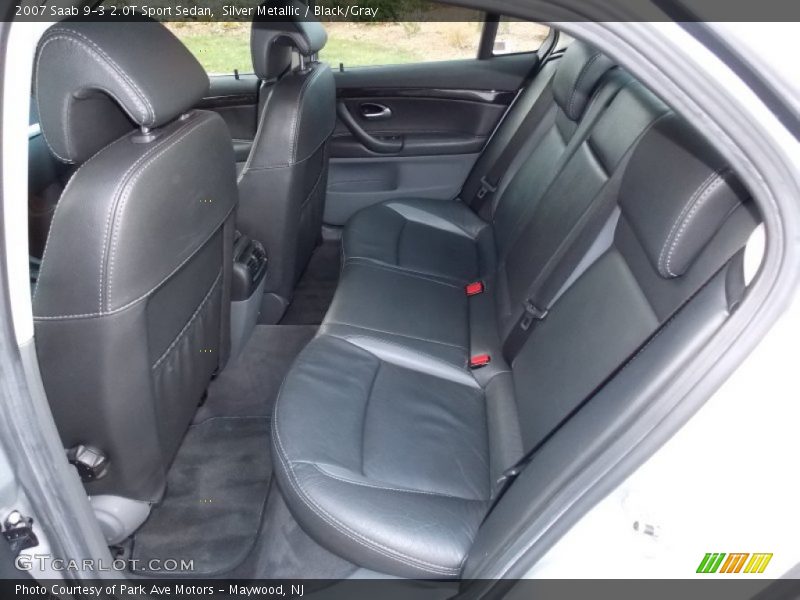 Silver Metallic / Black/Gray 2007 Saab 9-3 2.0T Sport Sedan