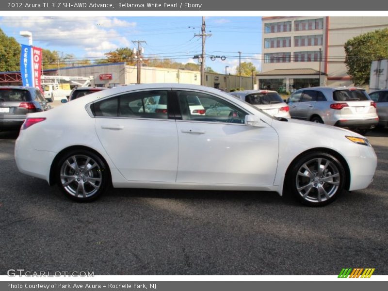 Bellanova White Pearl / Ebony 2012 Acura TL 3.7 SH-AWD Advance
