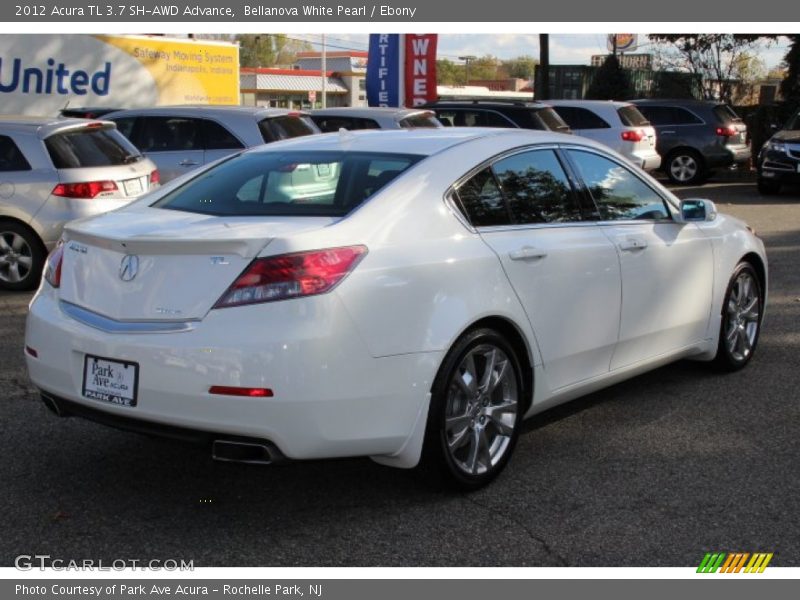 Bellanova White Pearl / Ebony 2012 Acura TL 3.7 SH-AWD Advance