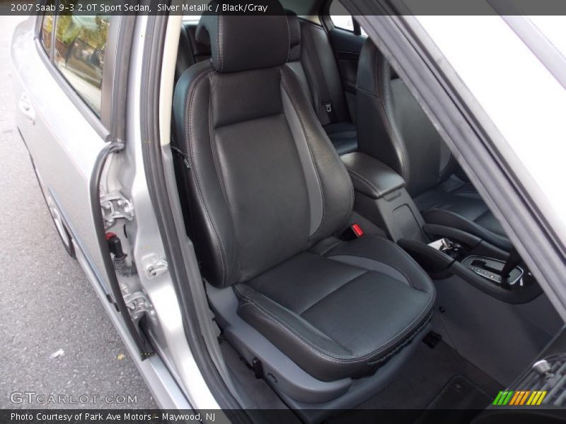 Silver Metallic / Black/Gray 2007 Saab 9-3 2.0T Sport Sedan