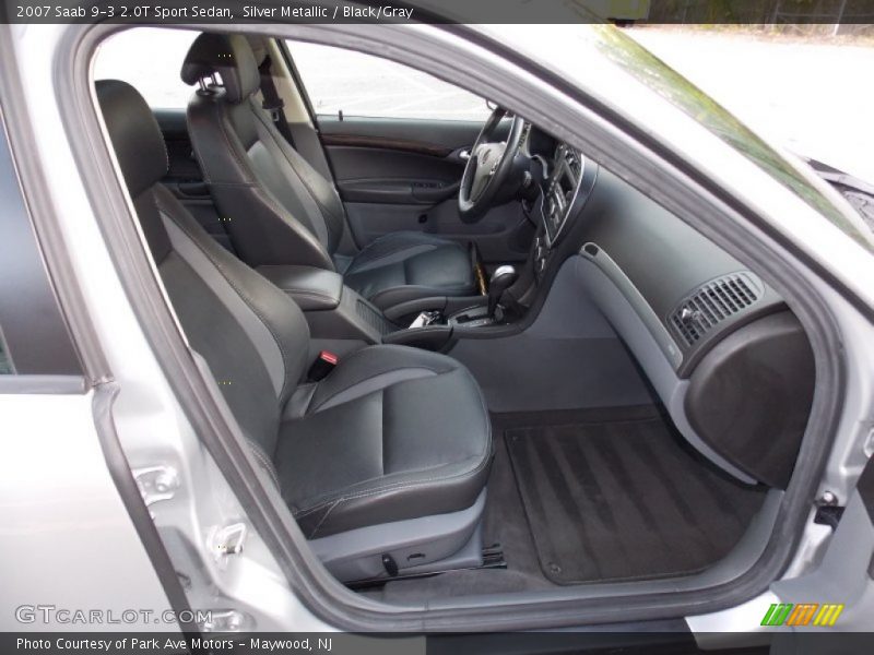 Silver Metallic / Black/Gray 2007 Saab 9-3 2.0T Sport Sedan