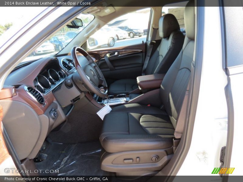 White Opal / Cocoa 2014 Buick Enclave Leather
