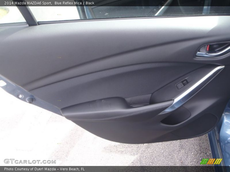 Blue Reflex Mica / Black 2014 Mazda MAZDA6 Sport