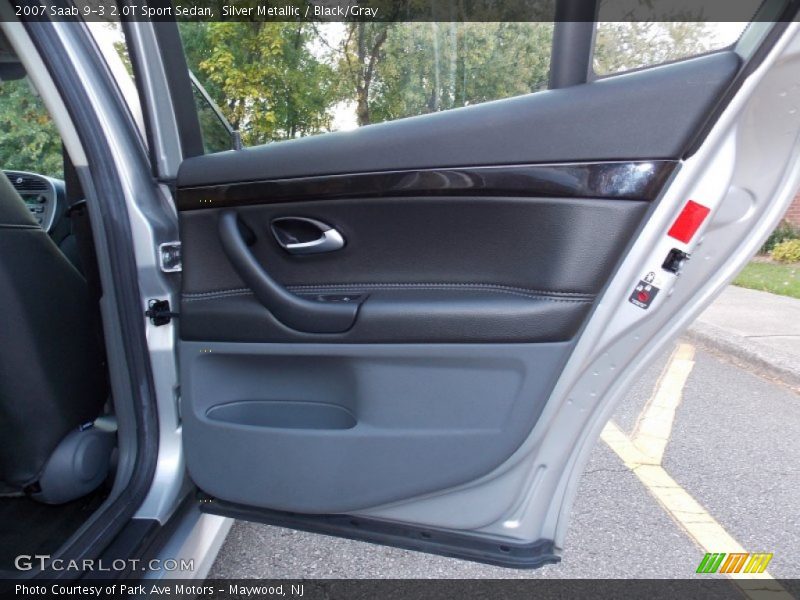 Silver Metallic / Black/Gray 2007 Saab 9-3 2.0T Sport Sedan