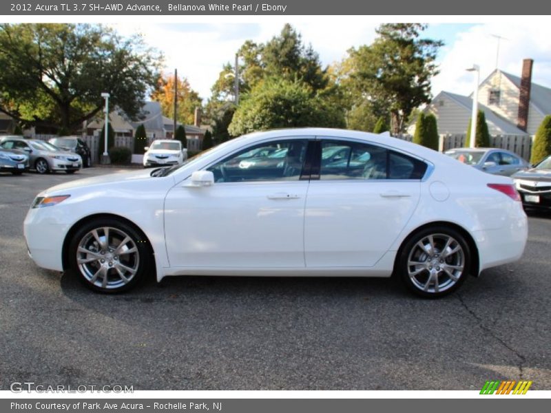Bellanova White Pearl / Ebony 2012 Acura TL 3.7 SH-AWD Advance