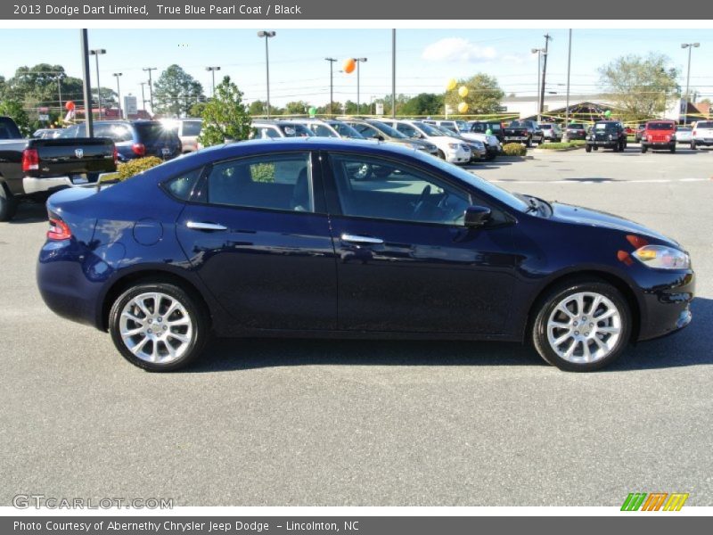 True Blue Pearl Coat / Black 2013 Dodge Dart Limited