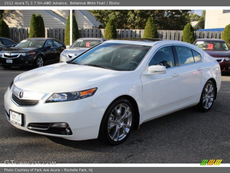 Bellanova White Pearl / Ebony 2012 Acura TL 3.7 SH-AWD Advance