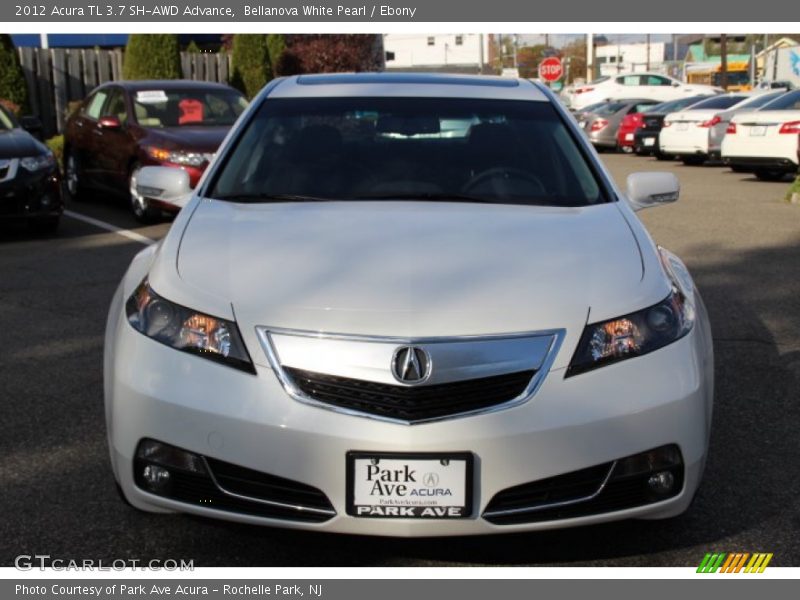 Bellanova White Pearl / Ebony 2012 Acura TL 3.7 SH-AWD Advance