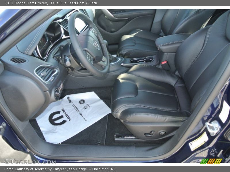 True Blue Pearl Coat / Black 2013 Dodge Dart Limited