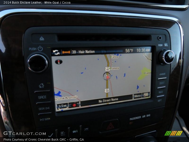 White Opal / Cocoa 2014 Buick Enclave Leather