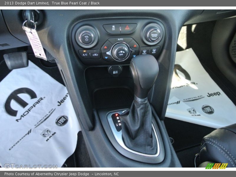 True Blue Pearl Coat / Black 2013 Dodge Dart Limited