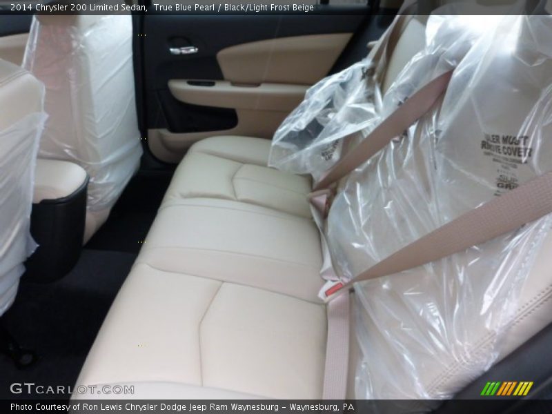 True Blue Pearl / Black/Light Frost Beige 2014 Chrysler 200 Limited Sedan