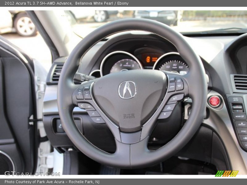 Bellanova White Pearl / Ebony 2012 Acura TL 3.7 SH-AWD Advance