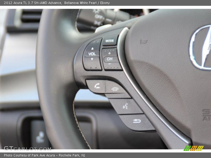 Bellanova White Pearl / Ebony 2012 Acura TL 3.7 SH-AWD Advance