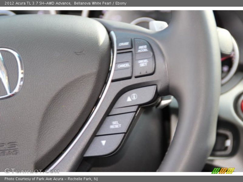 Bellanova White Pearl / Ebony 2012 Acura TL 3.7 SH-AWD Advance
