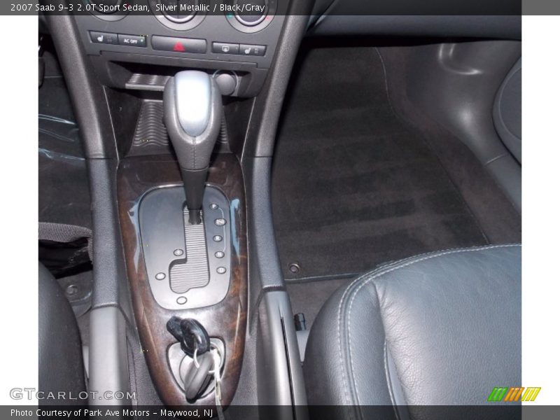 Silver Metallic / Black/Gray 2007 Saab 9-3 2.0T Sport Sedan