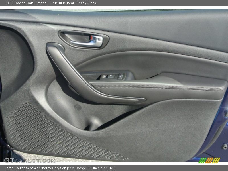 True Blue Pearl Coat / Black 2013 Dodge Dart Limited