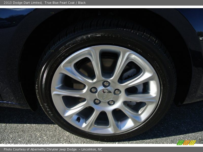 True Blue Pearl Coat / Black 2013 Dodge Dart Limited
